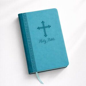 NIV Holy Bible Gift Edition Turquoise Italian Duo-Tone Red Letter Zondervan